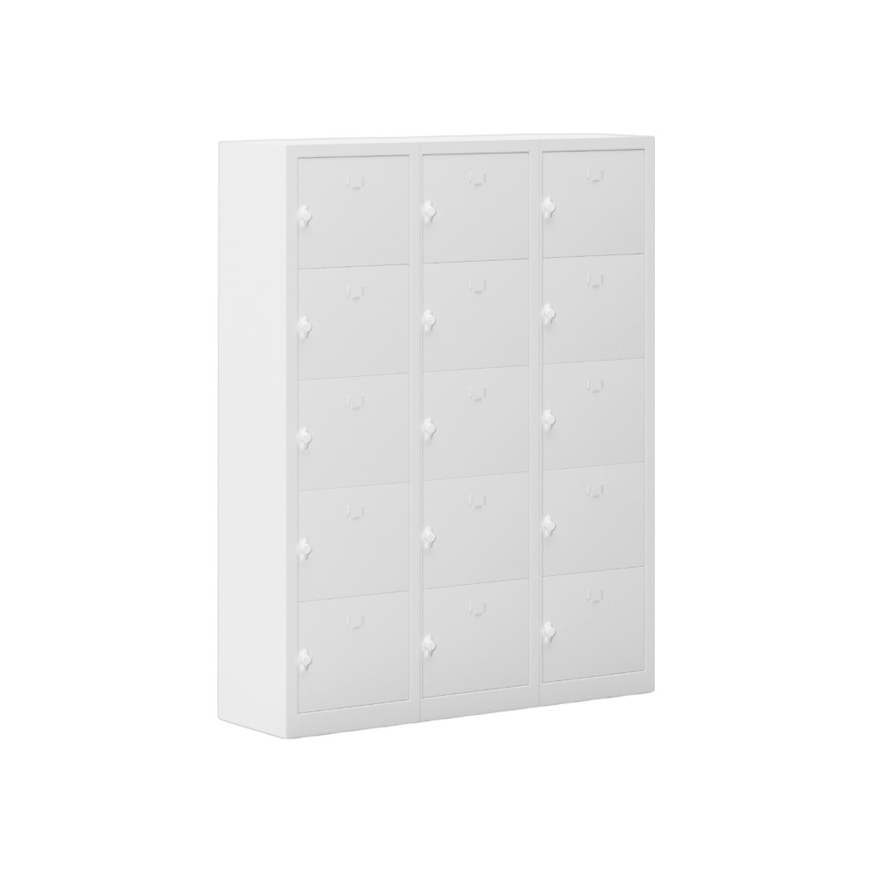 15 Gözlü Metal Öğretmen Dolabı