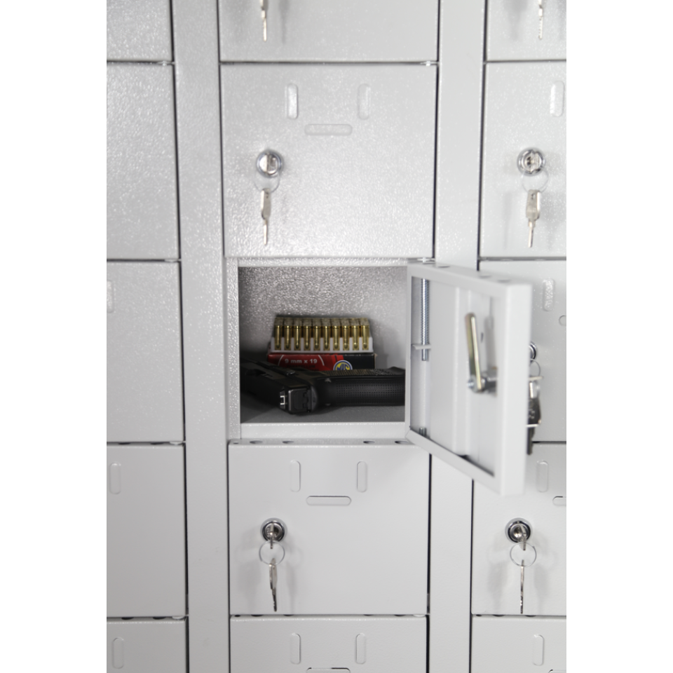 20 Kapaklı Metal Silah Dolabı