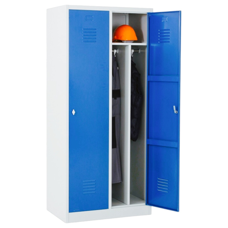 2’li Bölmeli Metal Personel Soyunma Dolabı