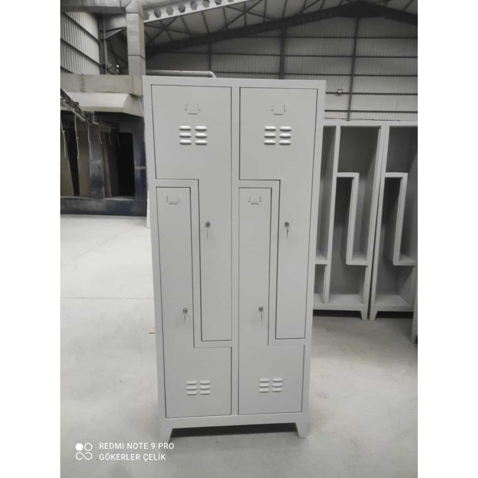 Z Dört Kapılı Persenel Soyunma Dolabı