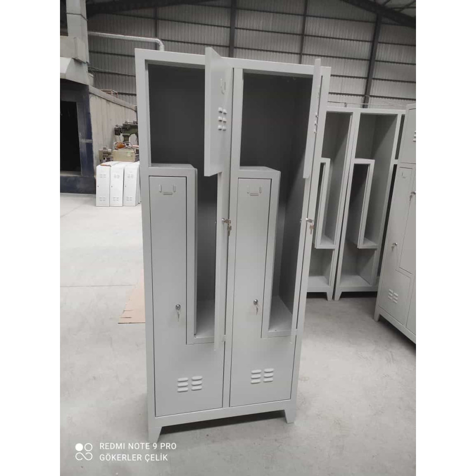 Z Dört Kapılı Persenel Soyunma Dolabı