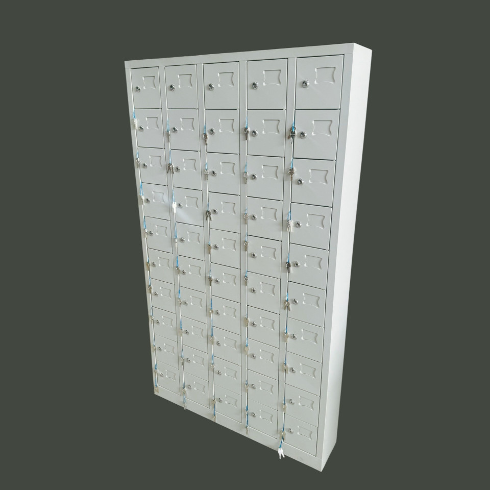 50 Kapaklı Telefon Ve Emanet  Dolabı