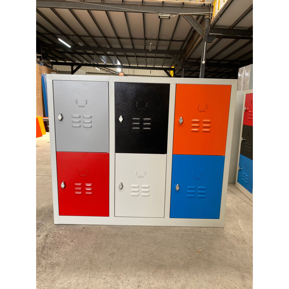 6 Kapaklı Geniş  Okul-Sınıf Dolabı