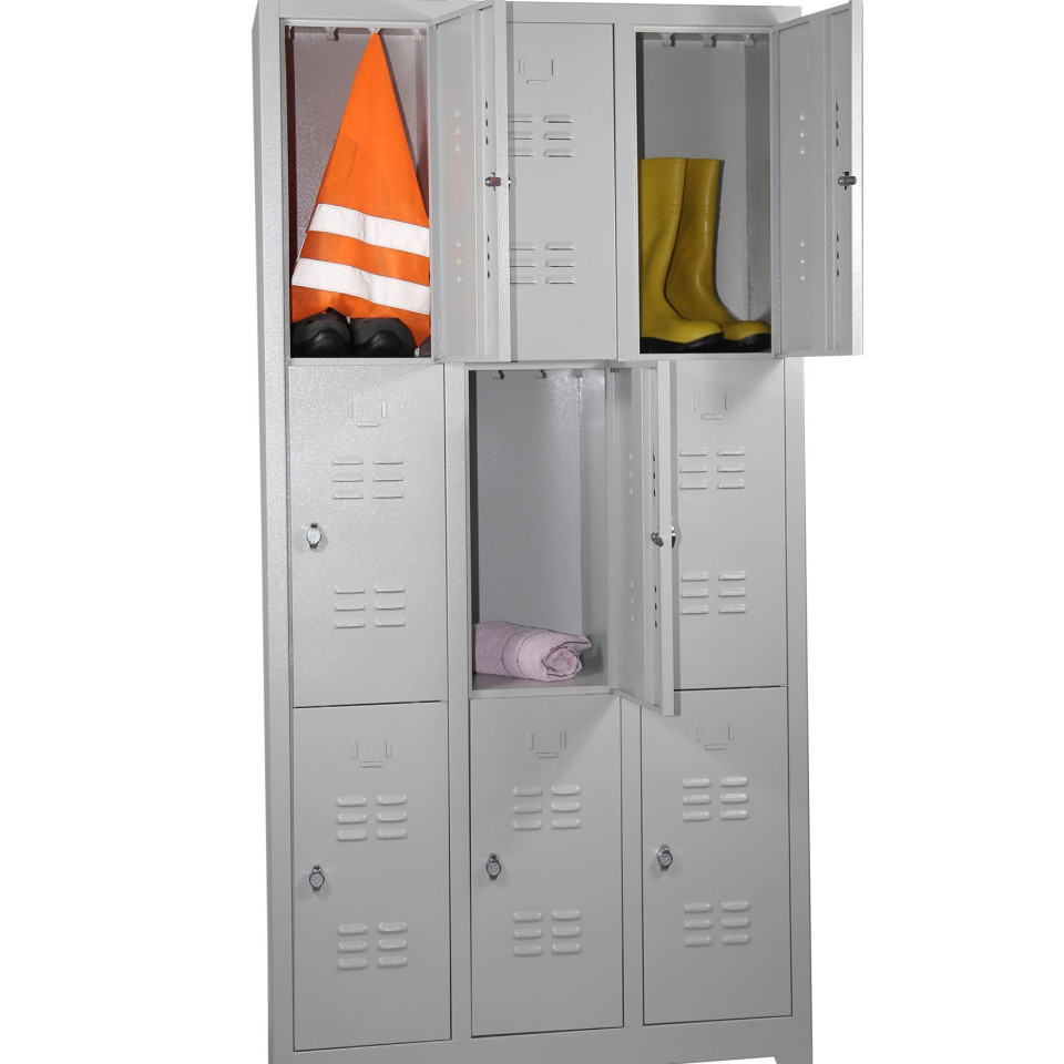 Dokuzlu Çelik Personel Dolabı Ekonomik