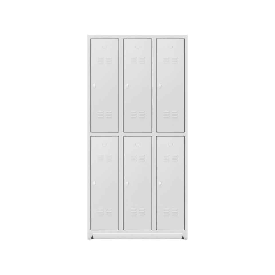 Altılı Çelik Personel Dolabı Ekonomik