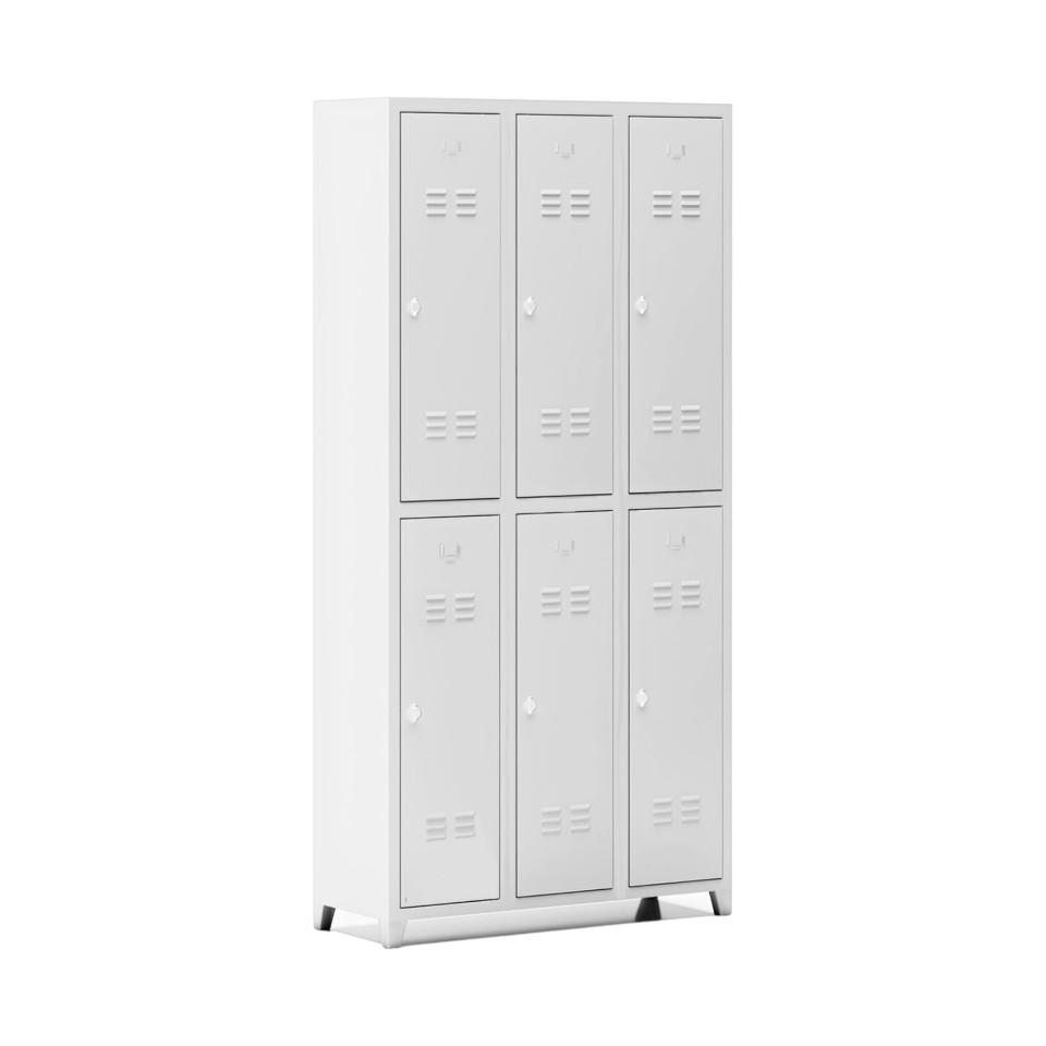 Altılı Çelik Personel Dolabı Ekonomik