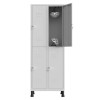 Dörtlü Çelik Soyunma Dolabı Standart Model