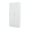 İş Güvenliği Kirli Temiz Bölmeli 2 Kapaklı Soyunma Dolabı