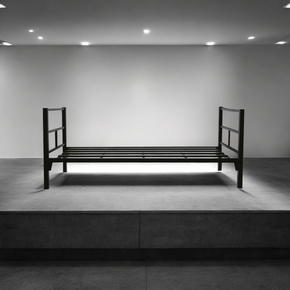 Tekli Şantiye İşçi Ranzası Metal