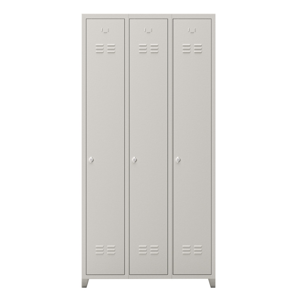 Üçlü Çelik Personel Dolabı Ekonomik