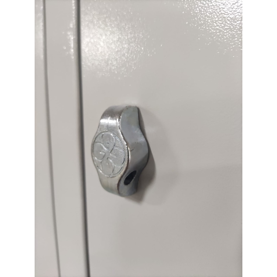 Tek İkili İş Güvenliği Soyunma Dolabı - Geniş Model