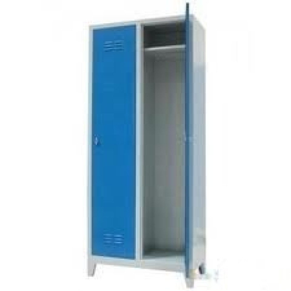 Özel Soyunma Dolabı İkili Mavi