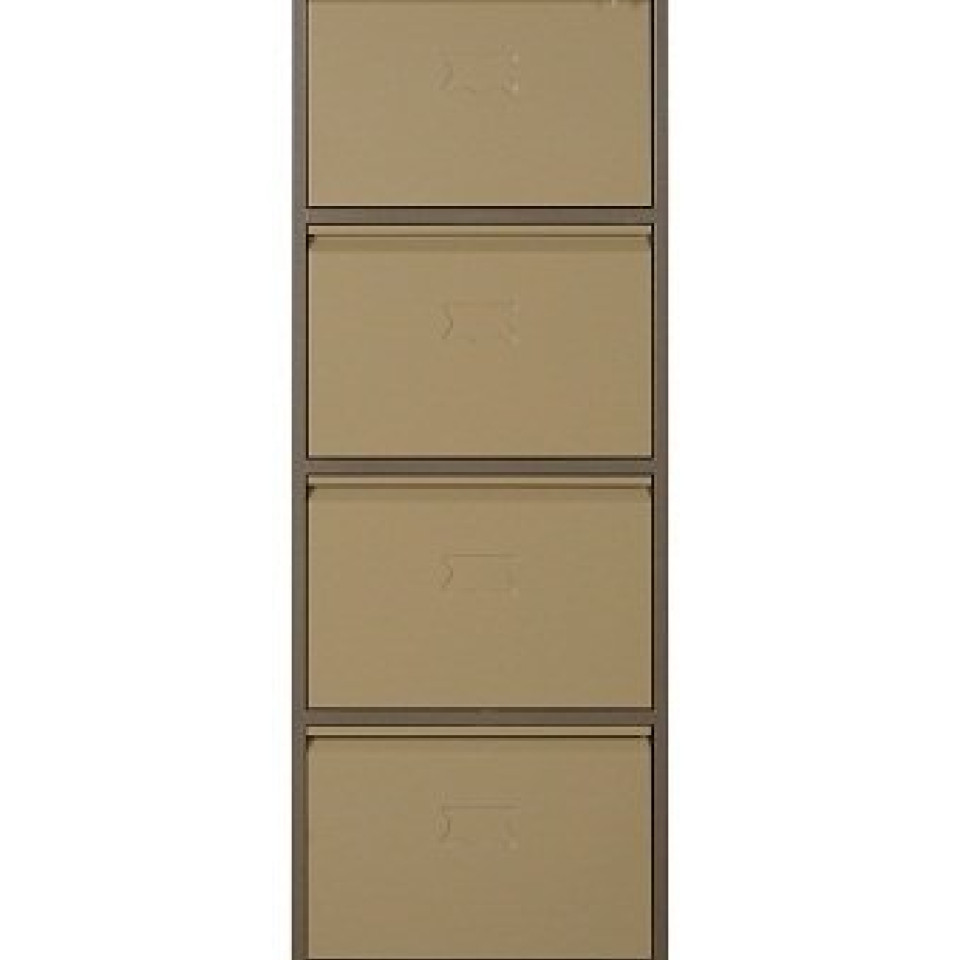 Metal Dörtlü Kartoteks Dolabı