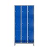 Dokuzlu Personel Soyunma Dolabı Mavi