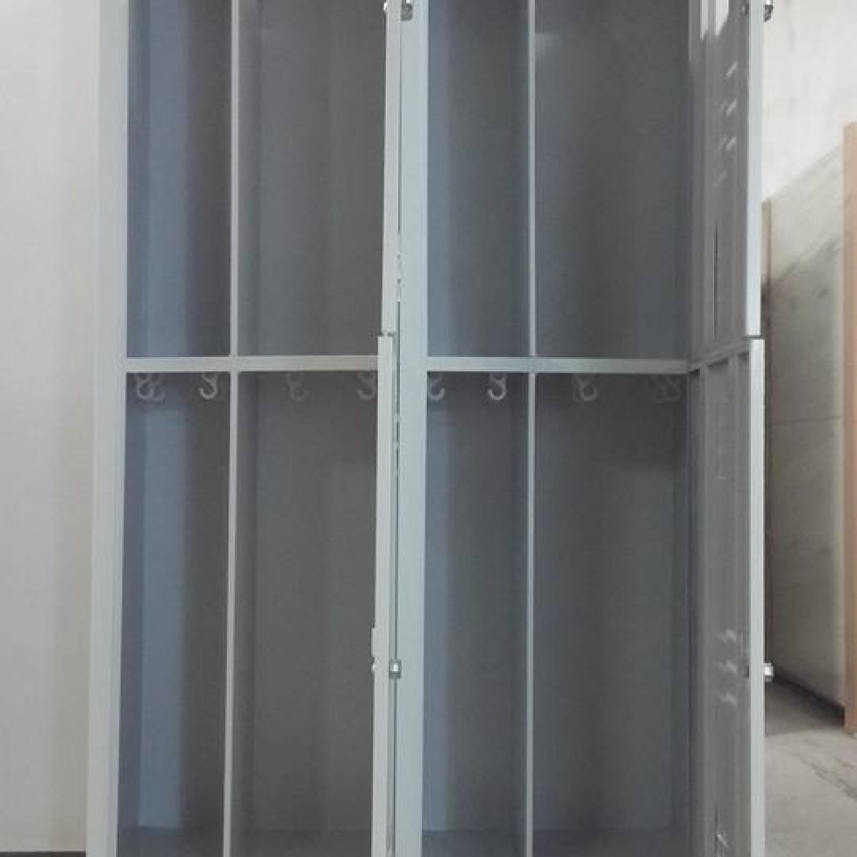 Özel Dörtlü Bölmeli İş Güvenliği Soyunma Dolabı