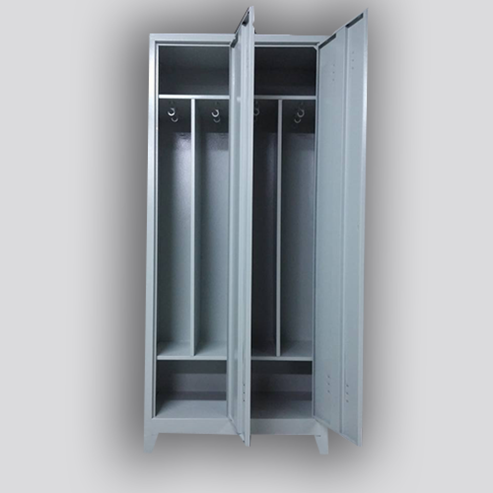 İkili İş Güvenliği Personel Soyunma Dolabı