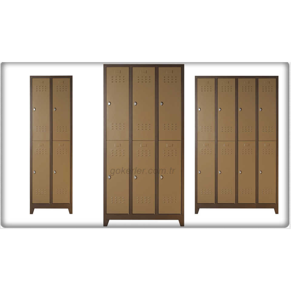 Özel Standart Altılı İşçi Soyunma Dolabı