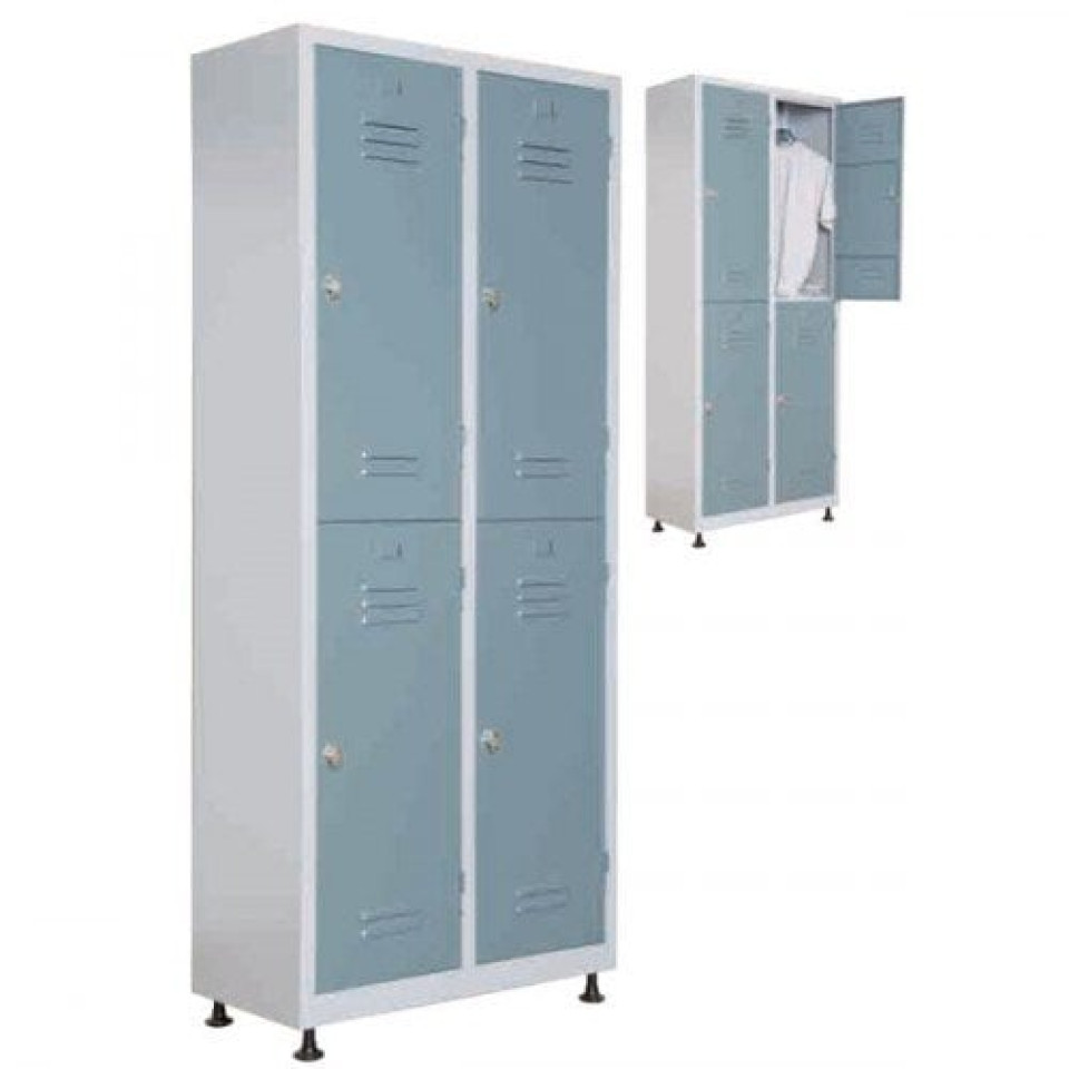 Özel Dörtlü Soyunma Dolabı Pingo Ayaklı