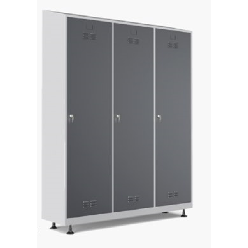 Özel Üçlü Soyunma Dolabı Pingo Ayaklı