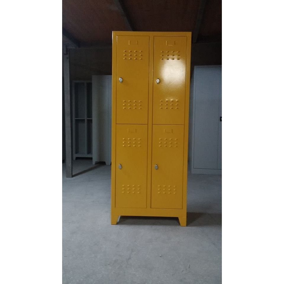 Personel Soyunma Dolapları, 4'lü Çelik Soyunma Dolabı
