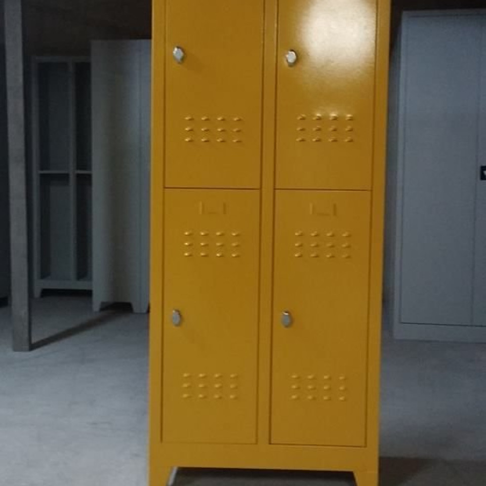 Personel Soyunma Dolapları, 4'lü Çelik Soyunma Dolabı