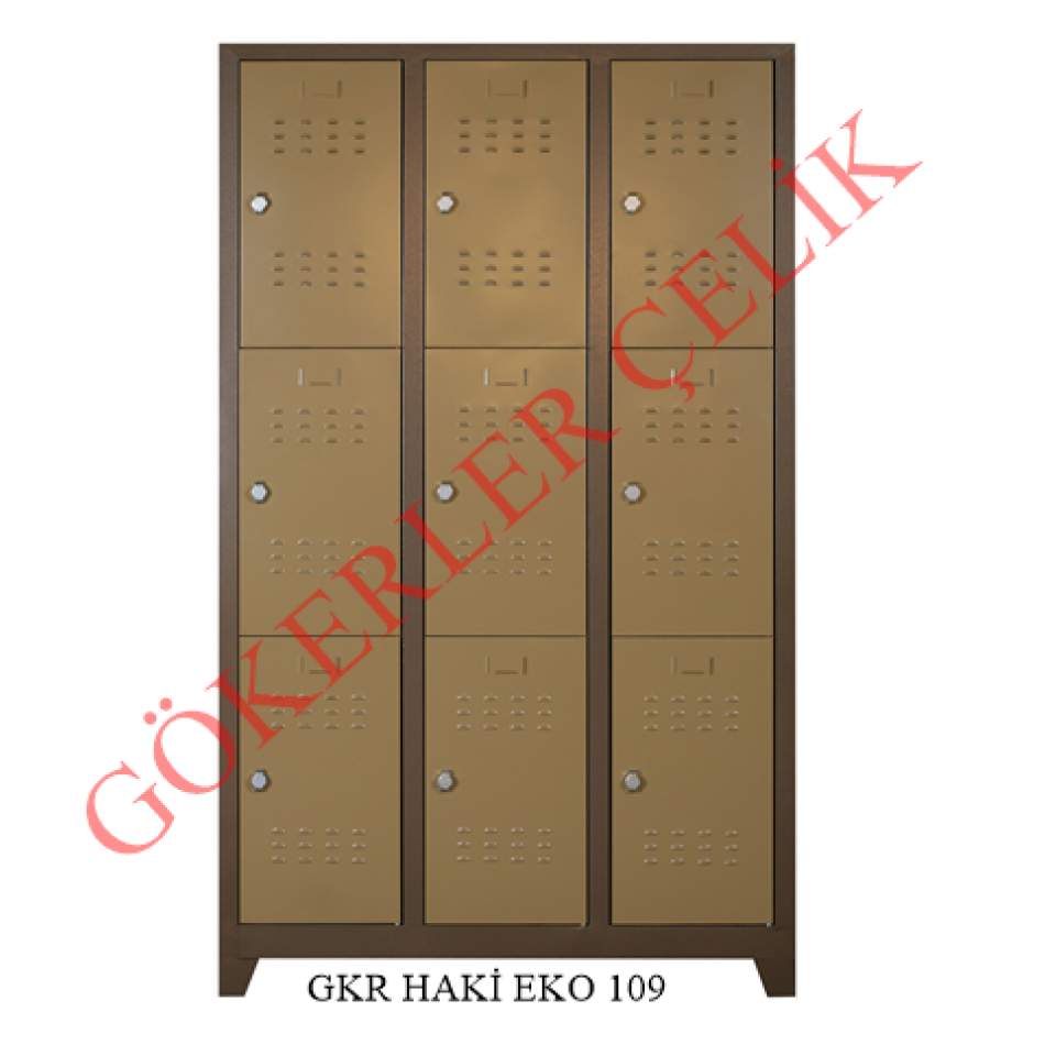 Özel Standart Dokuzlu İşçi Soyunma Dolabı