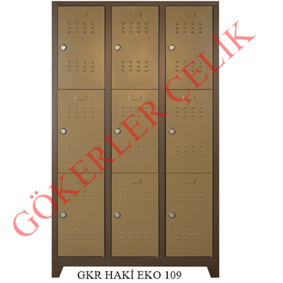 Özel Standart Dokuzlu İşçi Soyunma Dolabı