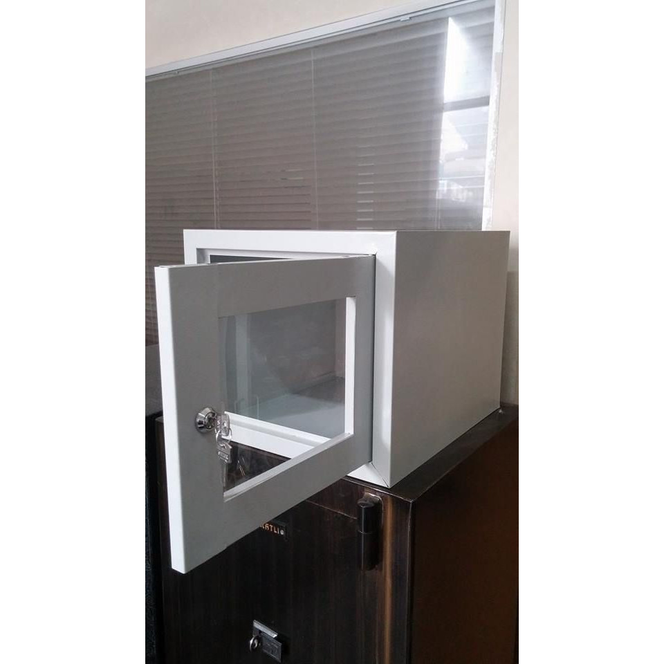 Camlı Kapaklı Dolap 40*40*40