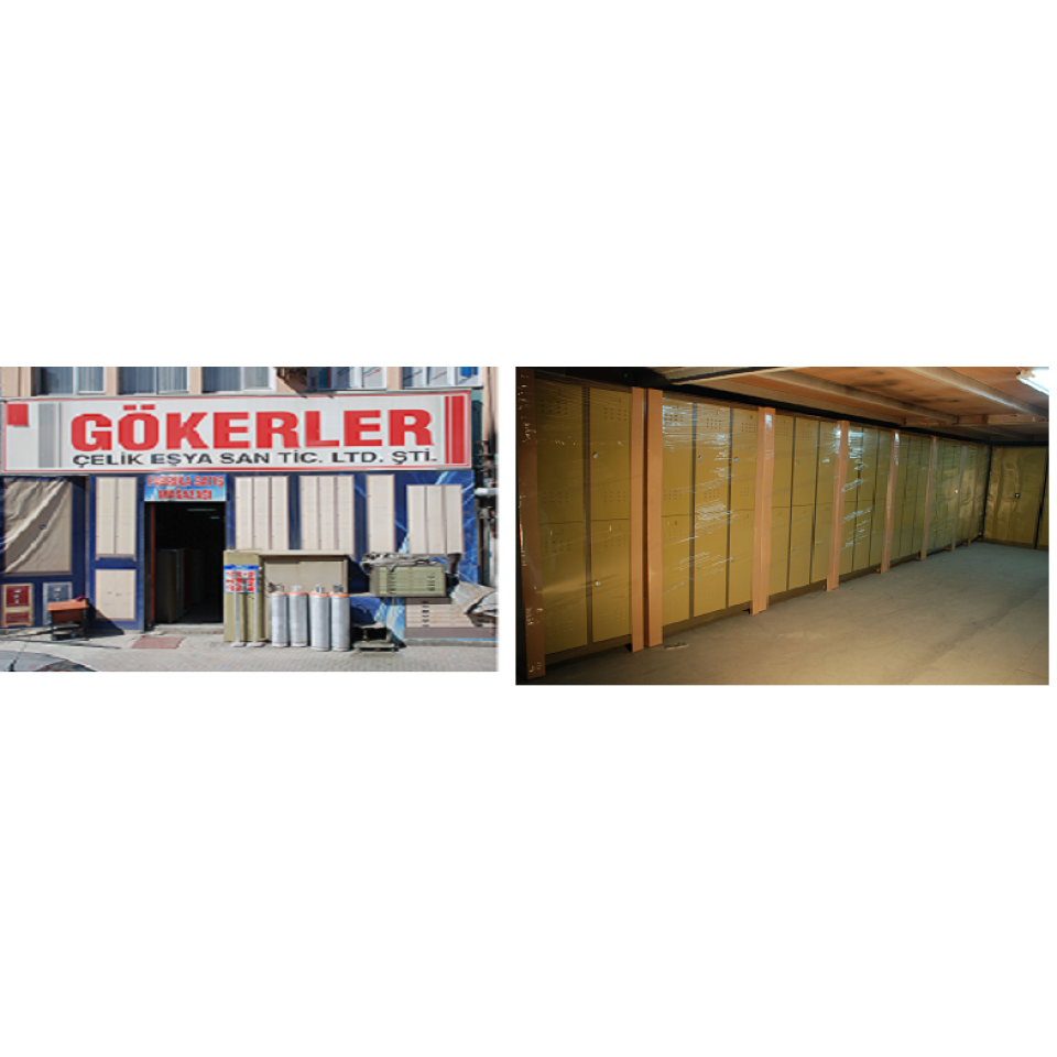 Camlı Kapaklı Dolap 40*40*40