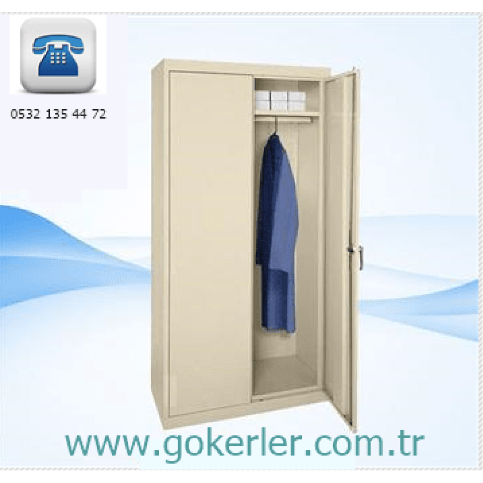Özel İkili Soyunma Dolabı Pingo Ayaklı