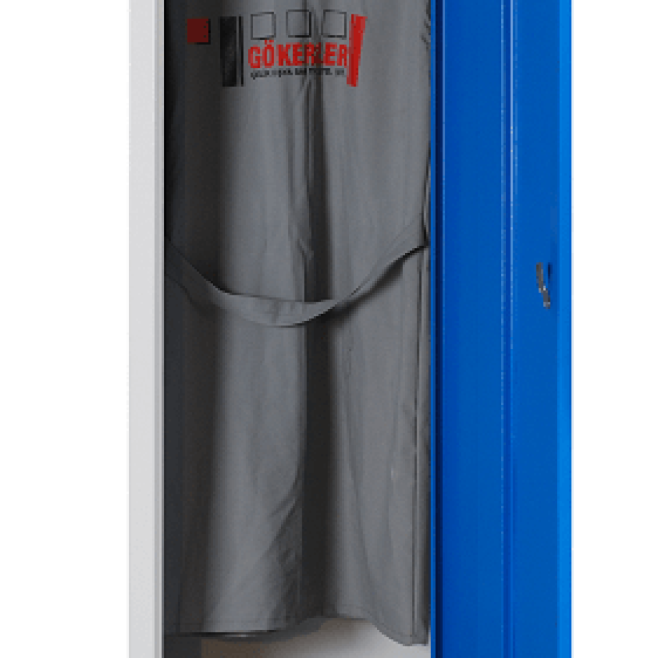 Standart Tekli Soyunma Dolabı Mavi
